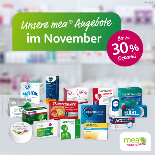 Neue Angebote im November